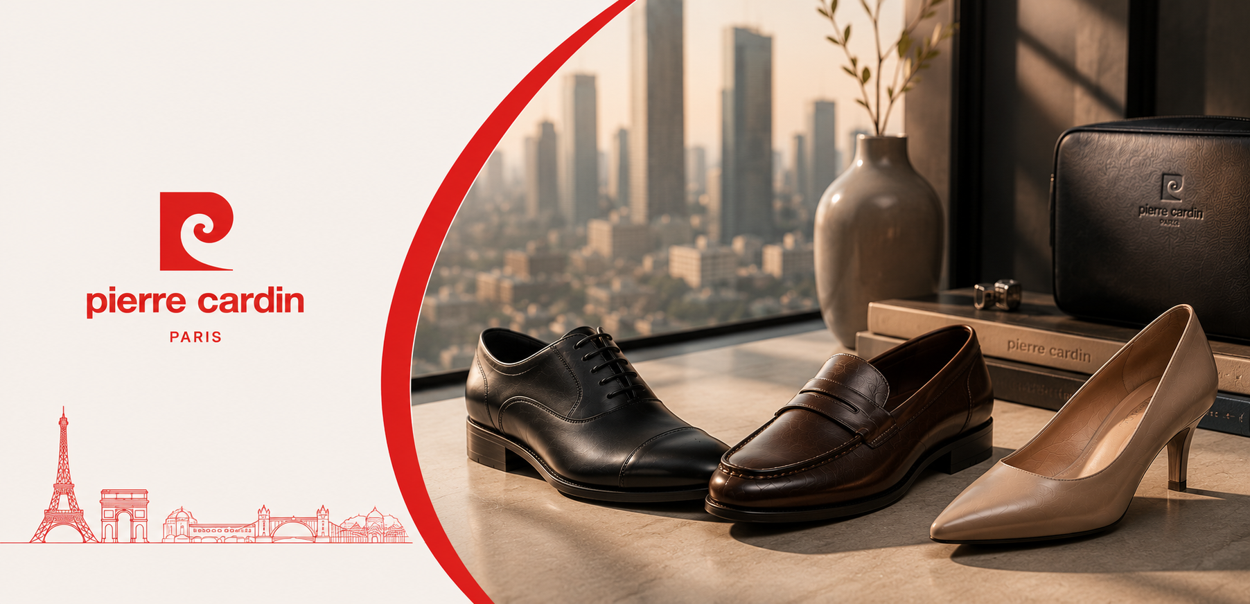 Title Pierre Cardin Shoes Thailand - รองเท้าหนังพรีเมียม สไตล์ Quiet Confidence Fashion