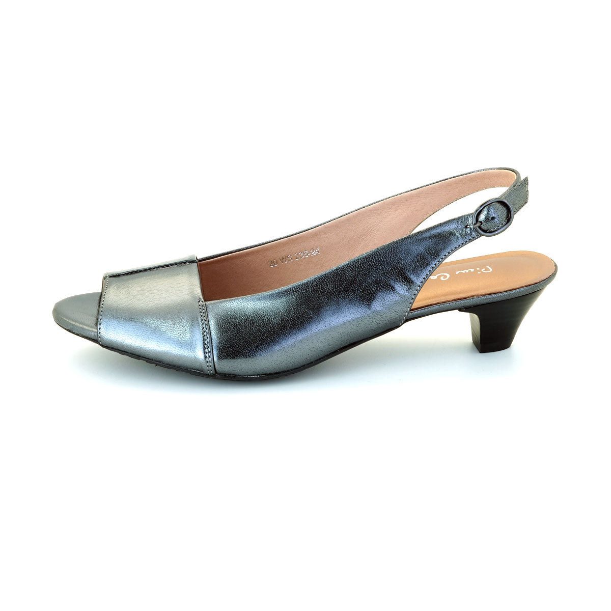 Pierre Cardin รองเท้าผู้หญิง รองเท้าส้นสูง รองเท้าส้นสูงแบบเปิดส้น นุ่มสบาย ผลิตจากหนังแท้ ไซส์ 20WS236