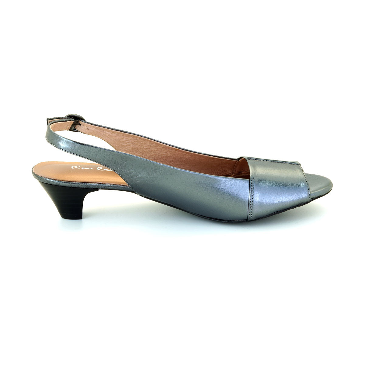 Pierre Cardin รองเท้าผู้หญิง รองเท้าส้นสูง รองเท้าส้นสูงแบบเปิดส้น นุ่มสบาย ผลิตจากหนังแท้ ไซส์ 20WS236