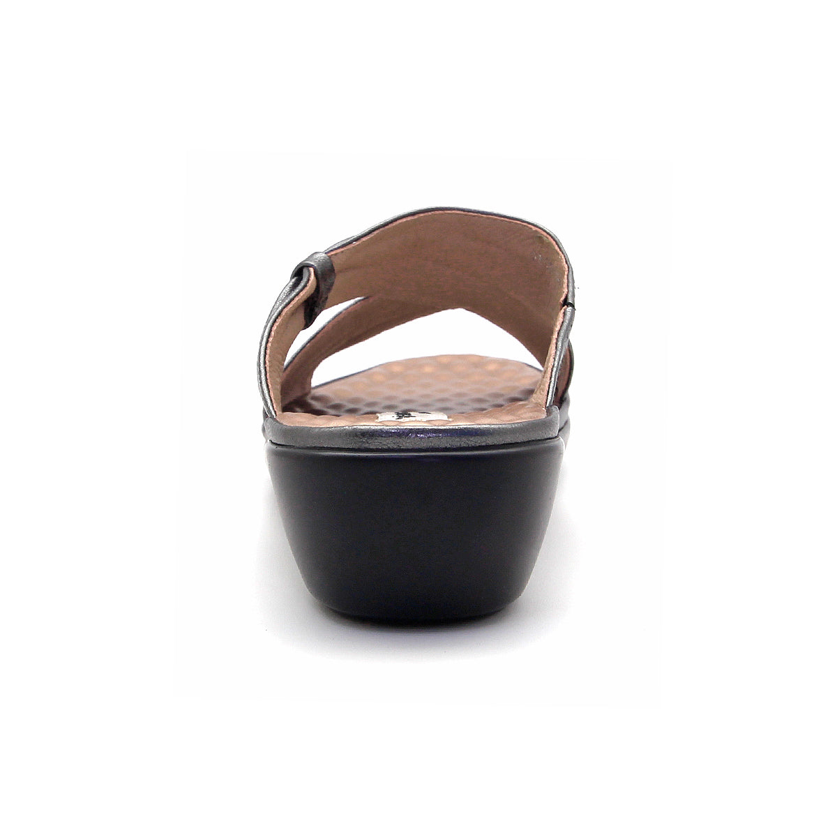 Pierre Cardin รองเท้าแตะผู้หญิง เพื่อสุขภาพ นุ่มสบาย ผลิตจากหนังแท้ สีเทา รุ่น 23SS294