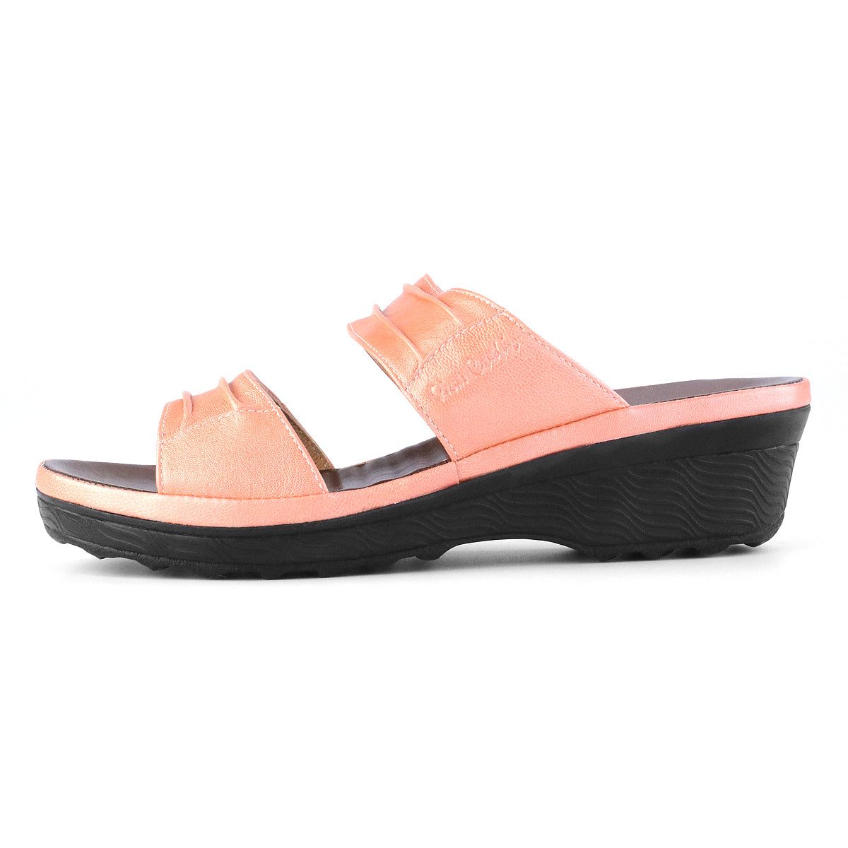 Pierre Cardin Women's Leather Wedge Sandals – Elegant Style & Supreme Comfort 24SS341