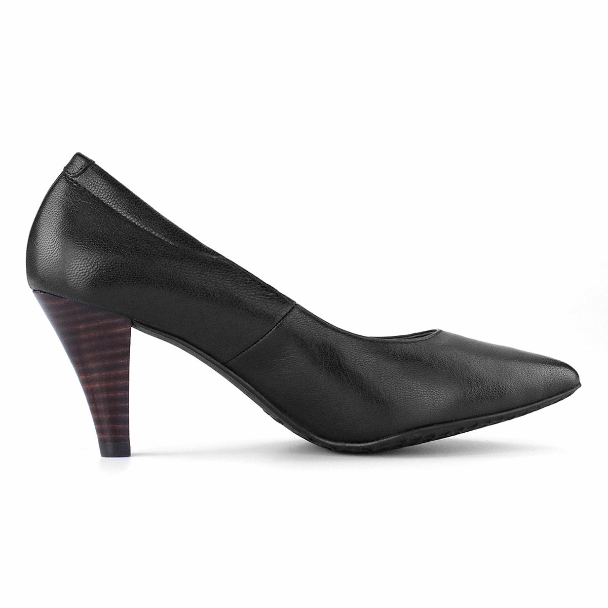 รองเท้าส้นสูงผู้หญิง Pierre Cardin รองเท้าคัทชูหนังแท้ ดีไซน์เรียบหรู เสริมบุคลิก รุ่น 26WD415