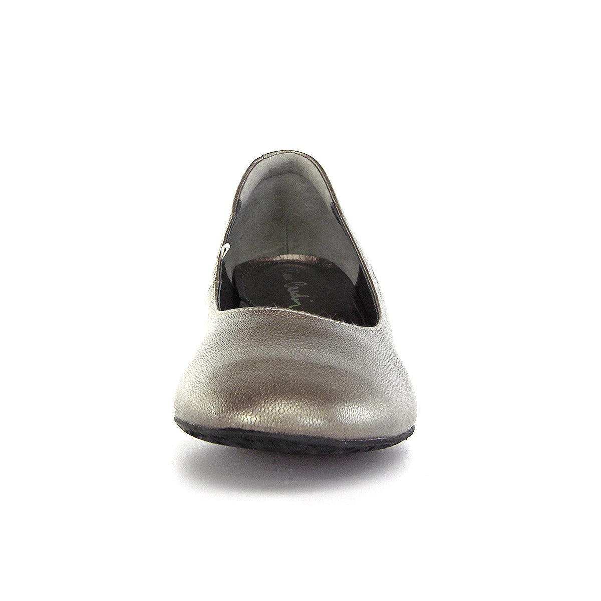 Pierre Cardin รองเท้าผู้หญิง รองเท้าส้นสูง นุ่มสบาย ผลิตจากหนังแท้ สีทอง รุ่น 26WD421