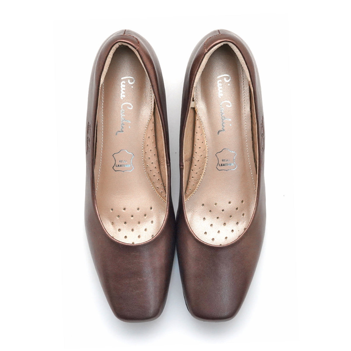 รองเท้าคัทชูผู้หญิง Pierre Cardin รองเท้าส้นสูงหนังแท้ เรียบหรู สวมใส่สบาย รุ่น 27SD430