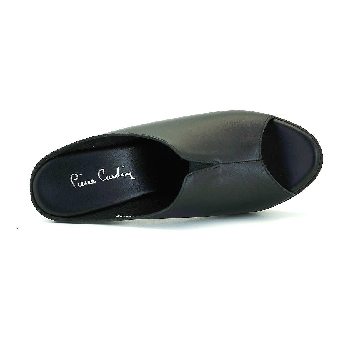 Pierre Cardin รองเท้าผู้หญิง รองเท้าส้นสูง รองเท้าส้นสูงแบบเปิดส้น นุ่มสบาย ผลิตจากหนังแท้ สีเมทัลลิคบรอนซ์ รุ่น 31PS804