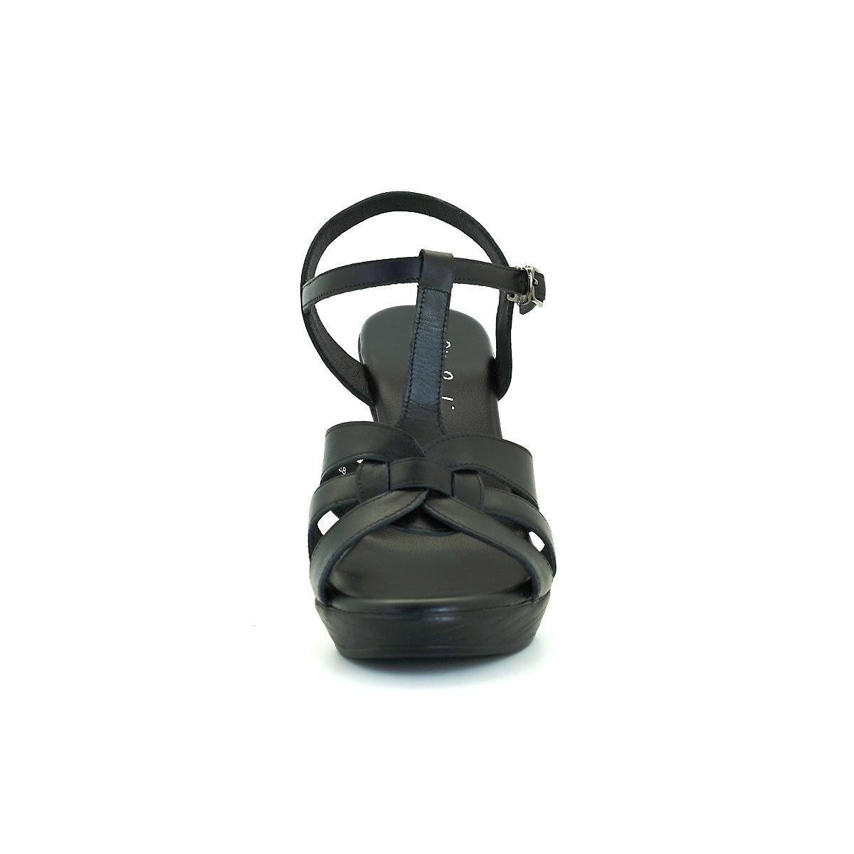 Pierre Cardin รองเท้าผู้หญิง รองเท้าส้นสูง รองเท้าส้นสูงแบบเปิดส้น นุ่มสบาย ผลิตจากหนังแท้ สีเมทัลลิคบรอนซ์ รุ่น 31PS805