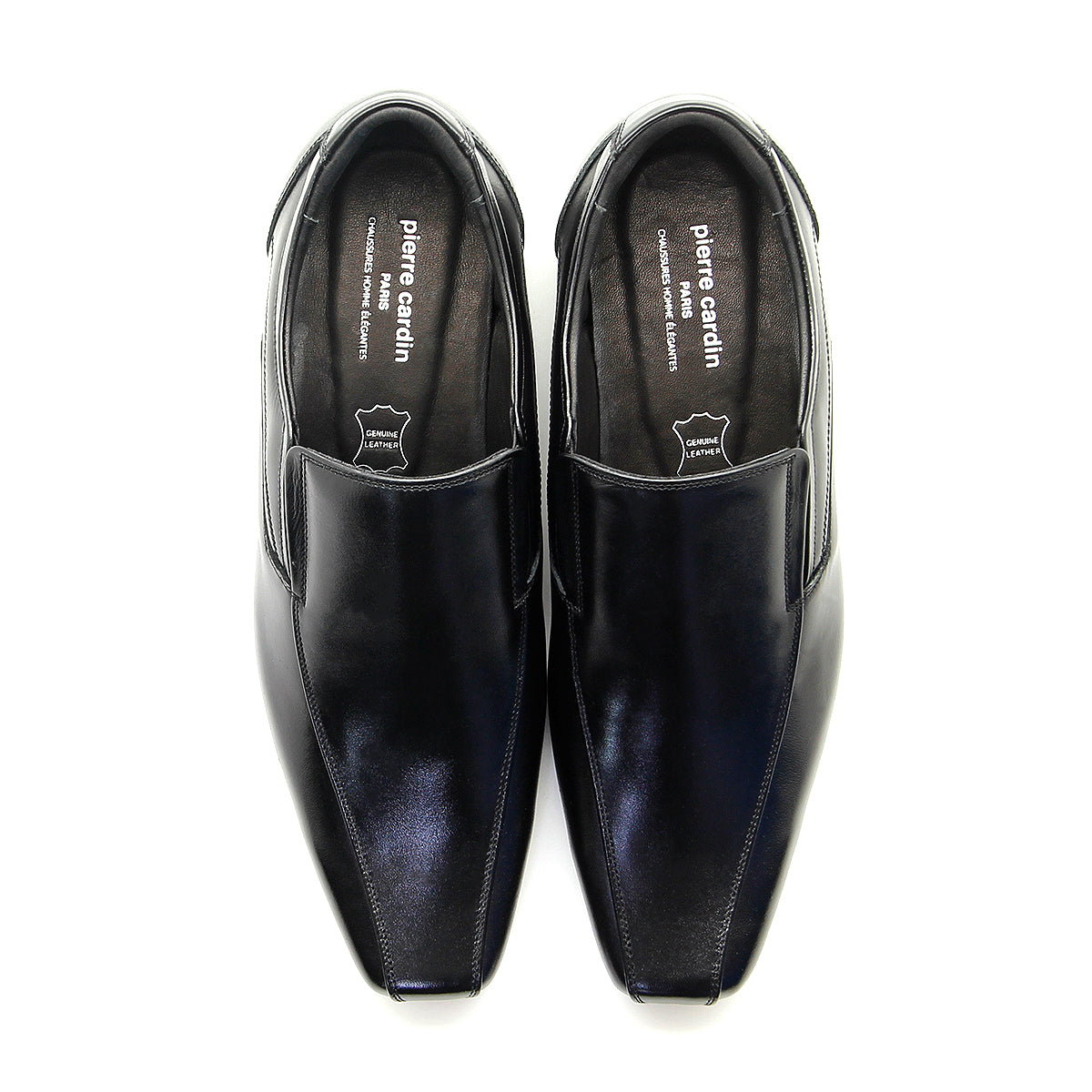 Pierre Cardin Plain Toe Loafer Leather Shoes - 80TD117