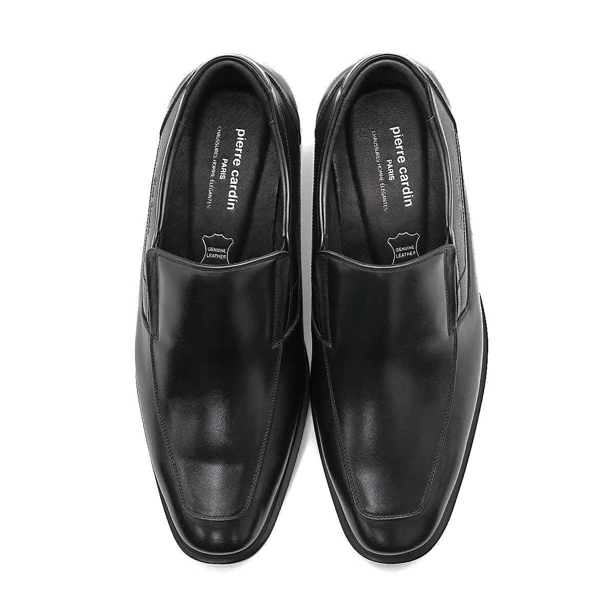 Pierre Cardin Plain Toe Loafer Leather Shoes - 80TD124