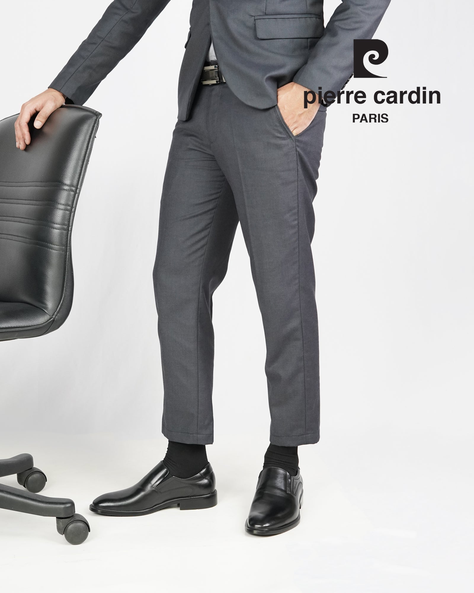 Pierre Cardin Modern-style Loafer Leather Shoes - 80TD127