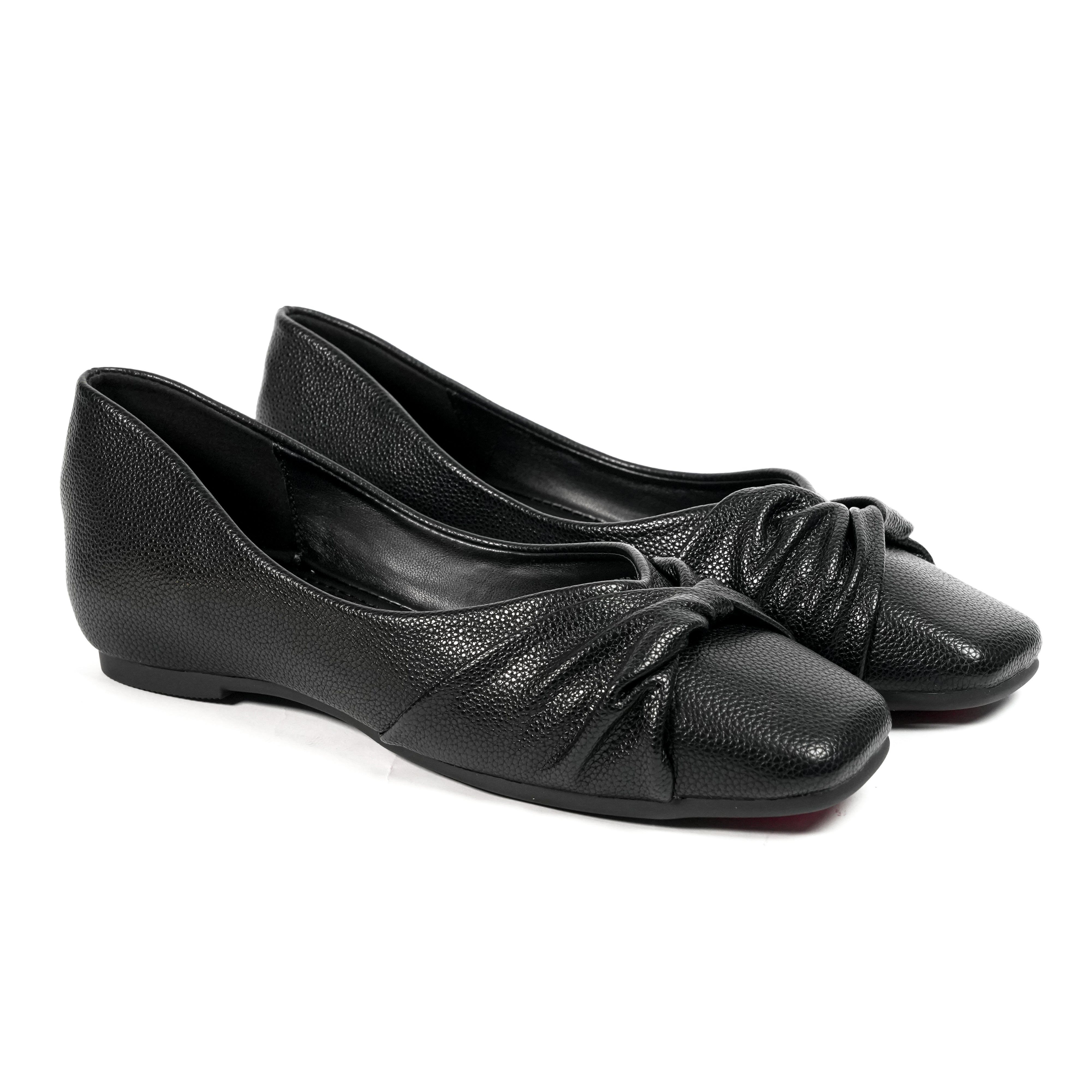 รองเท้าบัลเลต์ผู้หญิง Pierre Cardin หนังสังเคราะห์ สไตล์เรียบหรู นุ่มสบาย ใส่ง่าย – Women Shoes 55VD184
