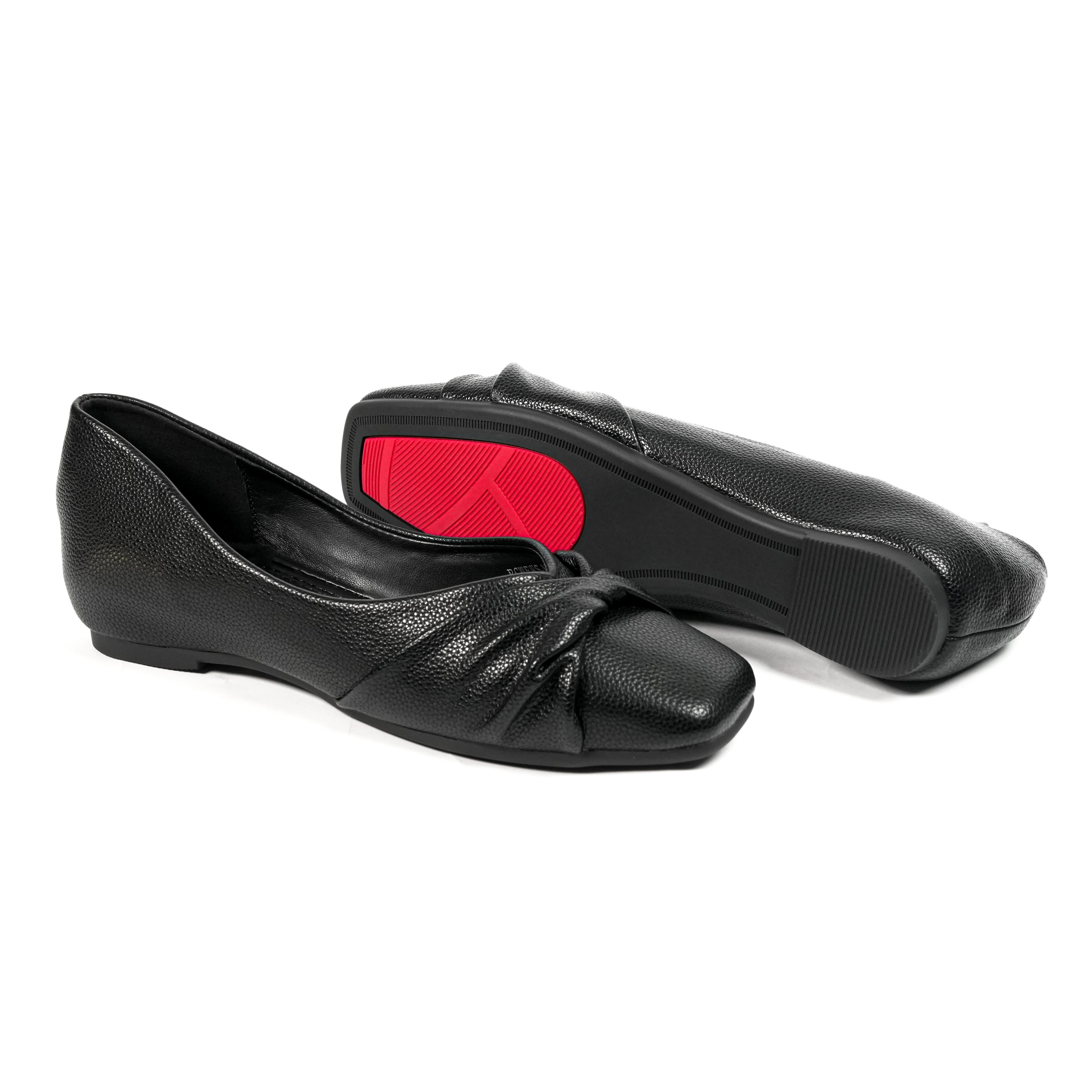 รองเท้าบัลเลต์ผู้หญิง Pierre Cardin หนังสังเคราะห์ สไตล์เรียบหรู นุ่มสบาย ใส่ง่าย – Women Shoes 55VD184