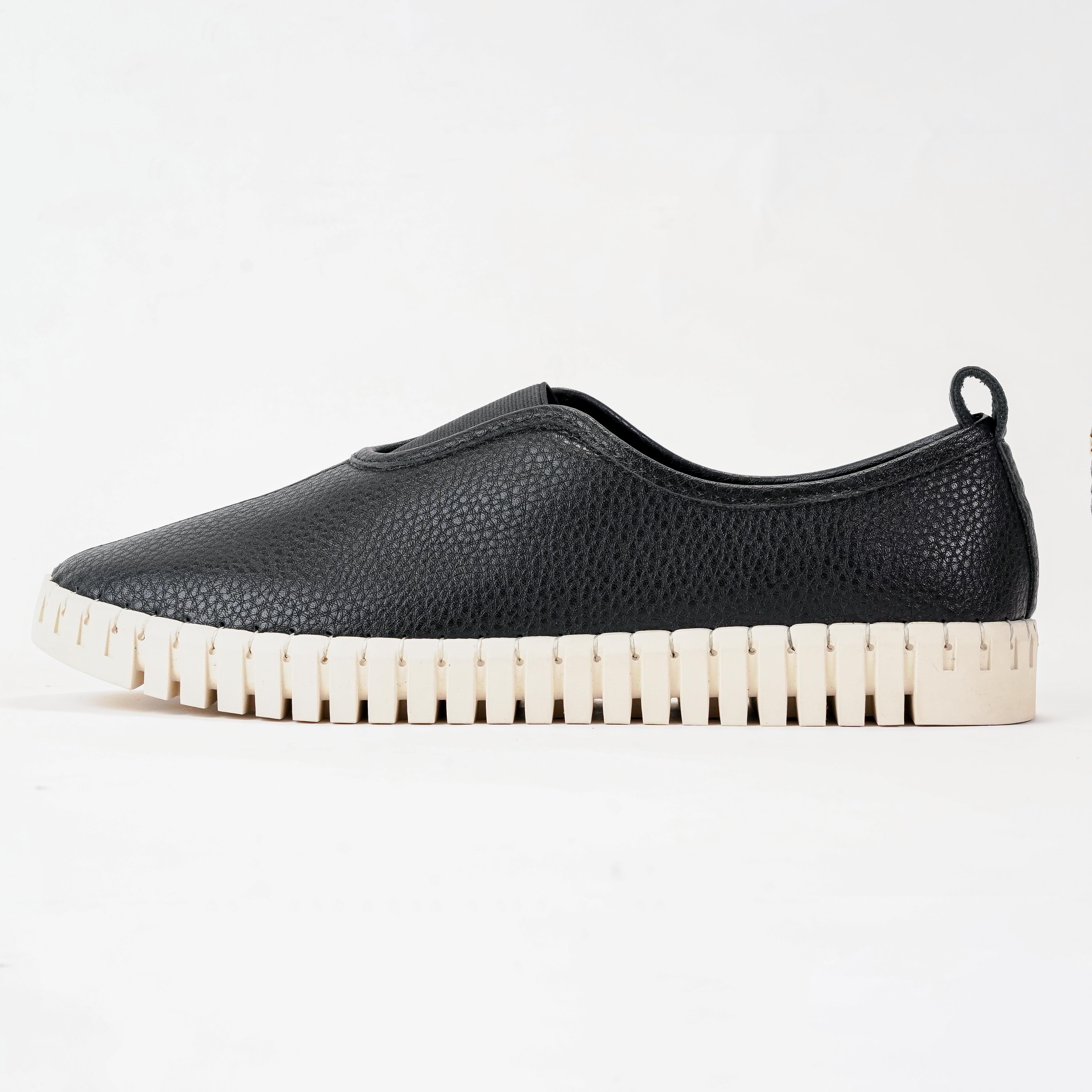 รองเท้า Slip-on ผู้หญิง Pierre Cardin หนังสังเคราะห์ลายเกรน น้ำหนักเบา พื้นกันลื่น ใส่สบาย สไตล์โมเดิร์น – Women Shoes 55VD183