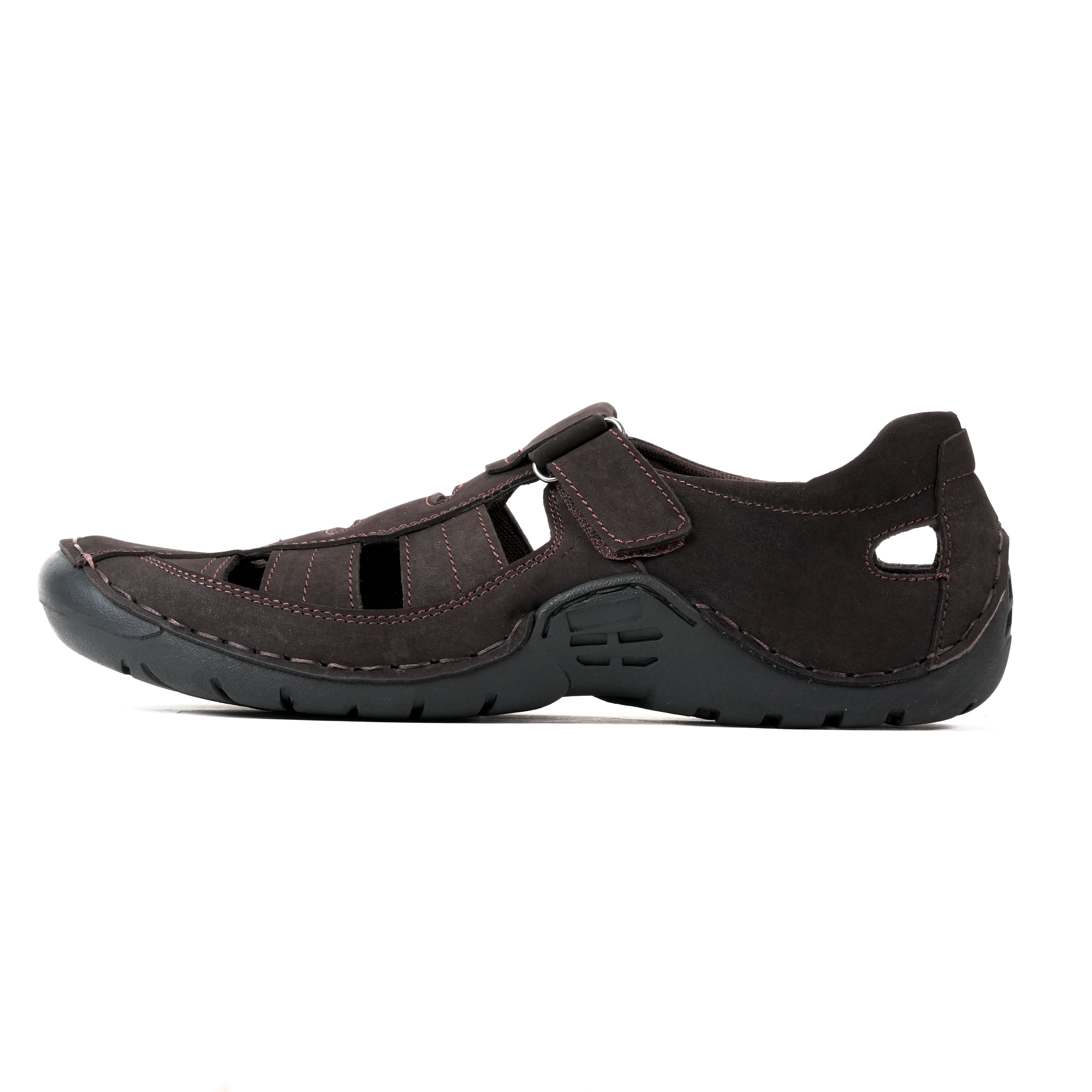 รองเท้า Sandal ผู้ชาย Pierre Cardin หนังแท้ แบบปิดหน้าเท้า ระบายอากาศดี สายปรับได้ ใส่สบาย – Men Shoes 75VS192