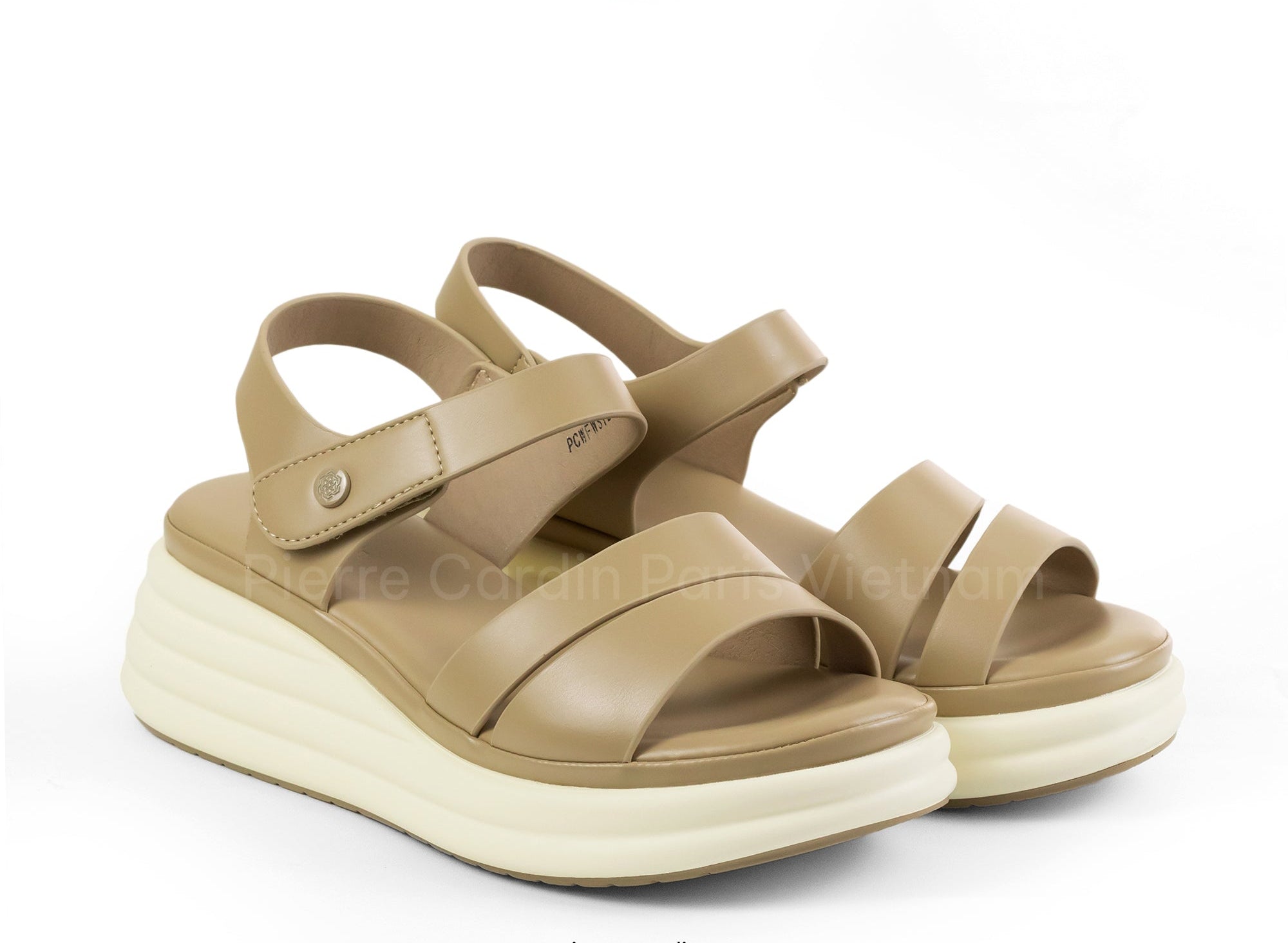 รองเท้าแตะส้นสูง Comfort Pierre Cardin - PCWFWSH 256 (+5cm)