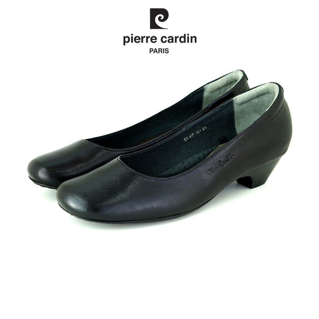 Pierre Cardin รองเท้าผู้หญิง คัทชู นุ่มสบาย ผลิตจากหนังแท้ รุ่น 25SD381