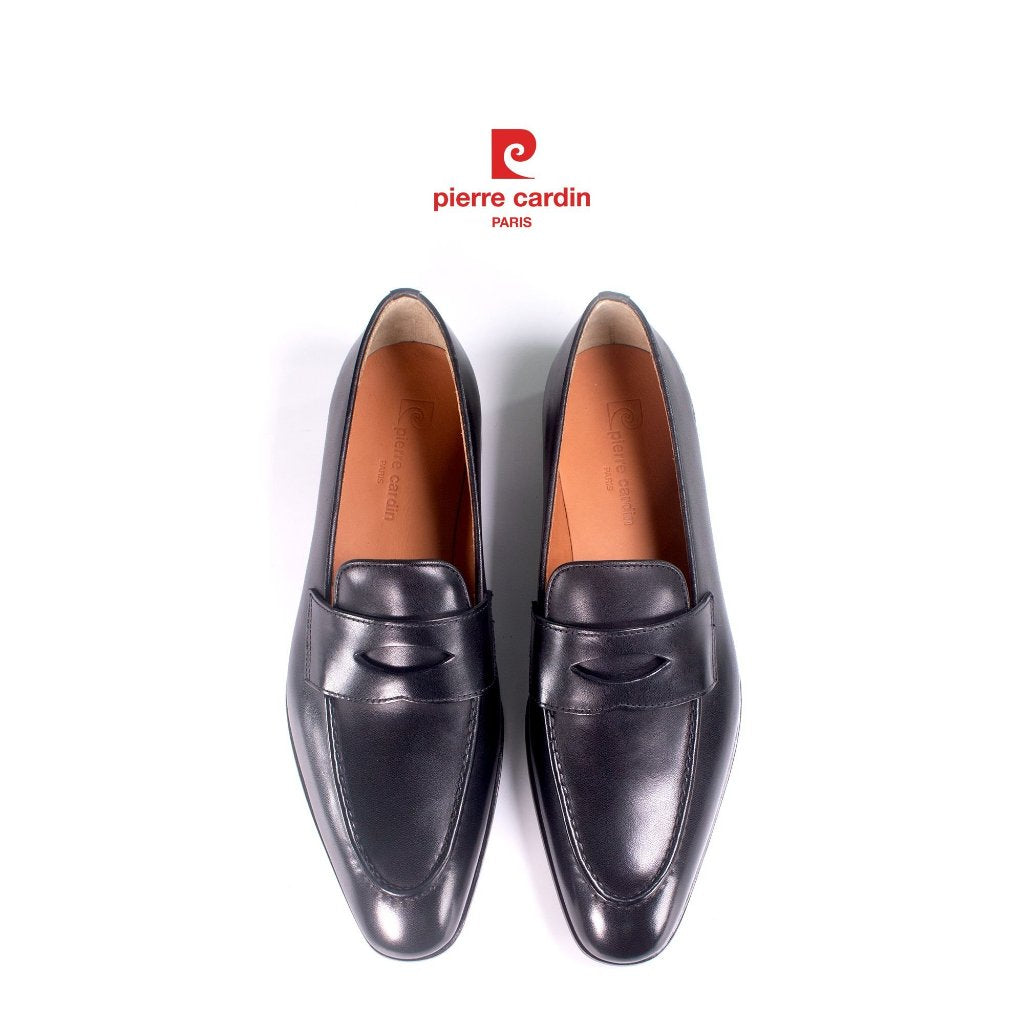 รองเท้าหนังผู้ชาย Pierre Cardin แบบโลฟเฟอร์ หนังวัวแท้ พื้นหนังพรีเมียมกันลื่น รุ่น 361