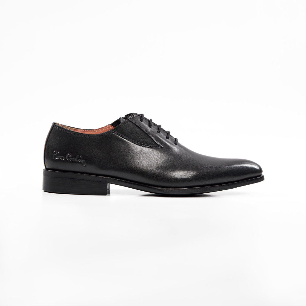 รองเท้าหนังผู้ชาย Pierre Cardin ทรง Derby หนังวัวนัปป้า พื้นหนังทำมือระดับพรีเมียม ดีไซน์หรูหรา รุ่น 351