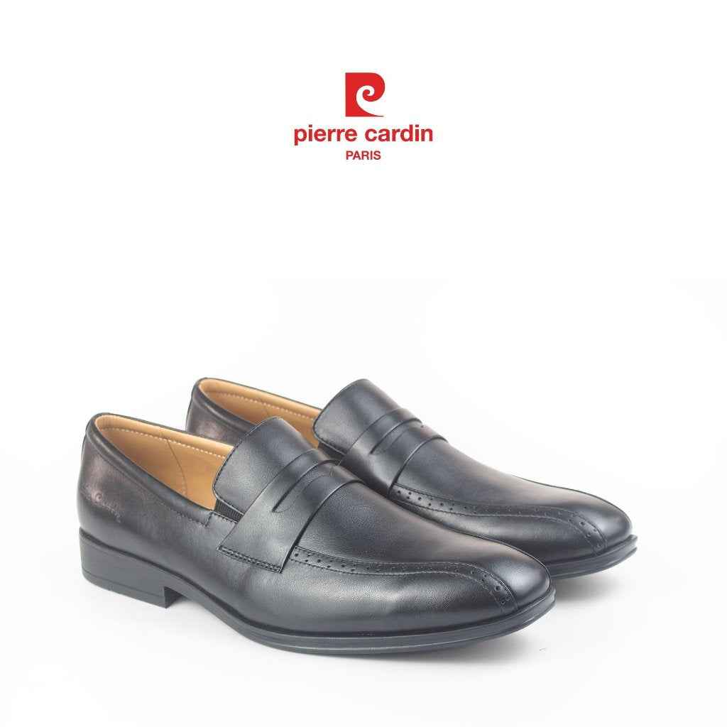 รองเท้าหนัง Loafer ผู้ชาย Pierre Cardin ฝรั่งเศส หนังวัวแท้ ดีไซน์หรูหรา ระบายอากาศได้ดี รุ่น 772