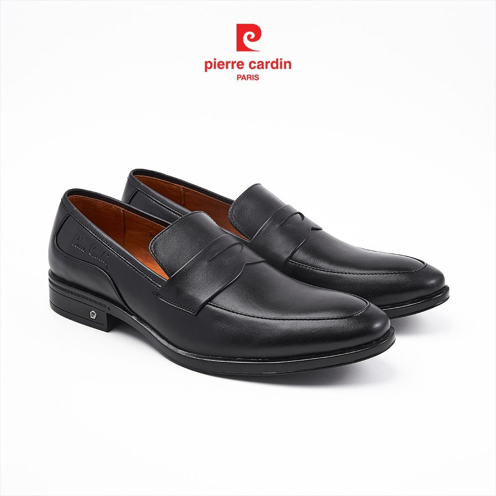 รองเท้าหนังผู้ชาย Pierre Cardin รุ่น Loafer หนังวัวแท้พรีเมียม พื้นยางกันลื่น 796