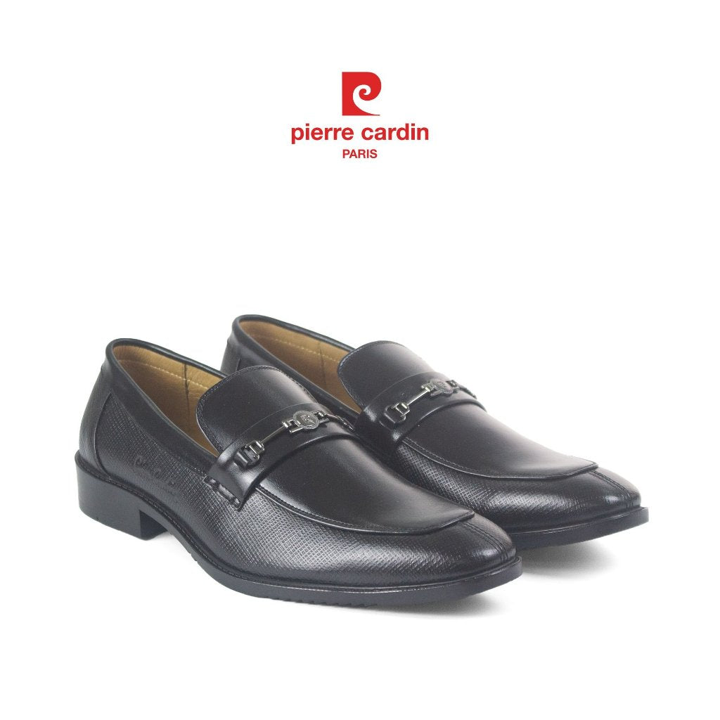 รองเท้าหนังผู้ชาย Pierre Cardin รุ่น Loafer มีตัวล็อคแฟชั่น หนังวัวแท้พรีเมียม 793