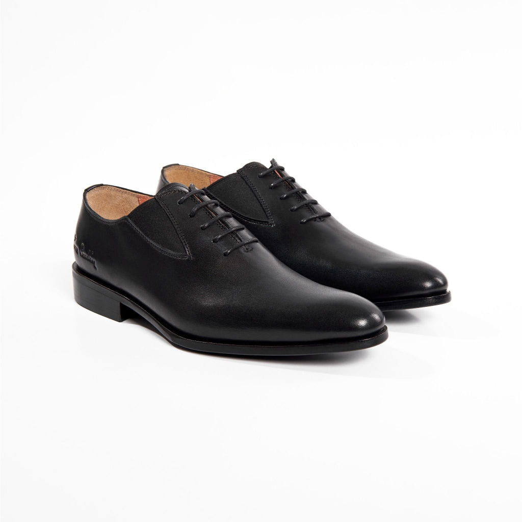 รองเท้าหนังผู้ชาย Pierre Cardin ทรง Derby หนังวัวนัปป้า พื้นหนังทำมือระดับพรีเมียม ดีไซน์หรูหรา รุ่น 351