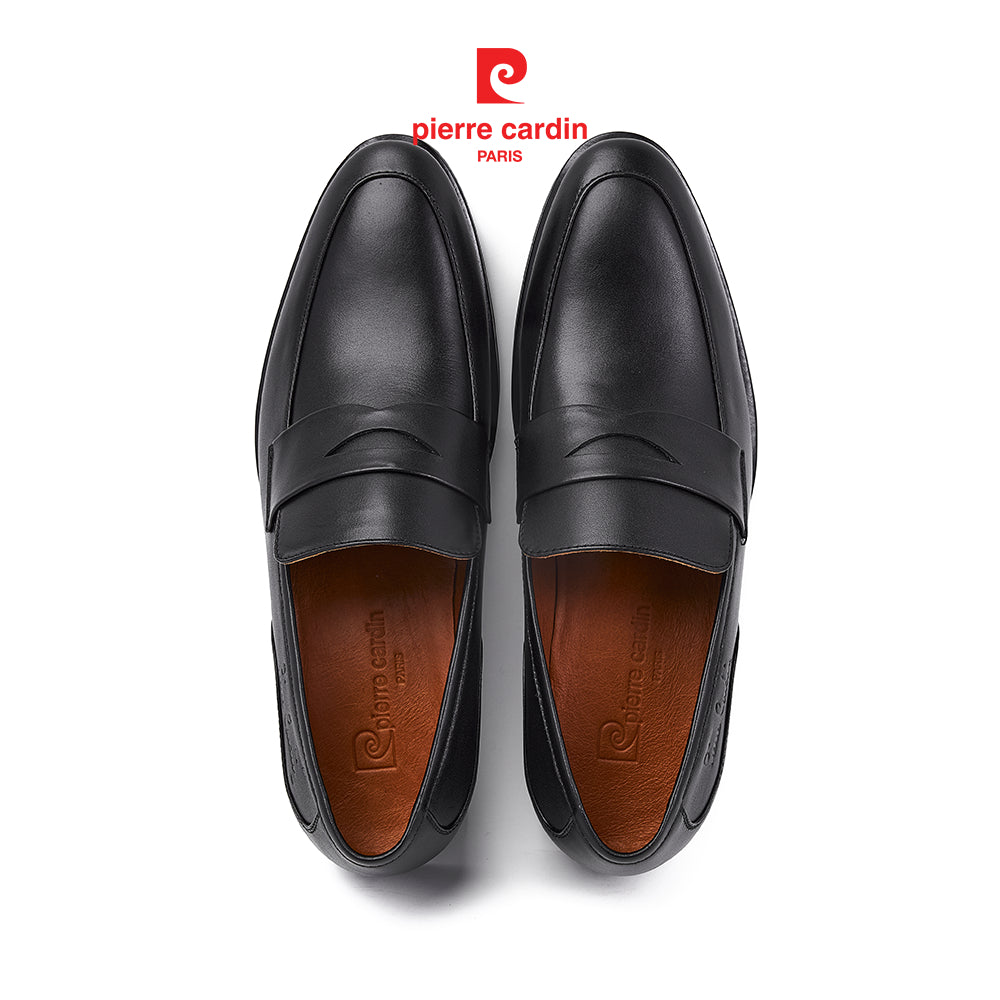รองเท้าหนังผู้ชาย Pierre Cardin รุ่น Loafer หนังวัวแท้พรีเมียม พื้นยางกันลื่น 796