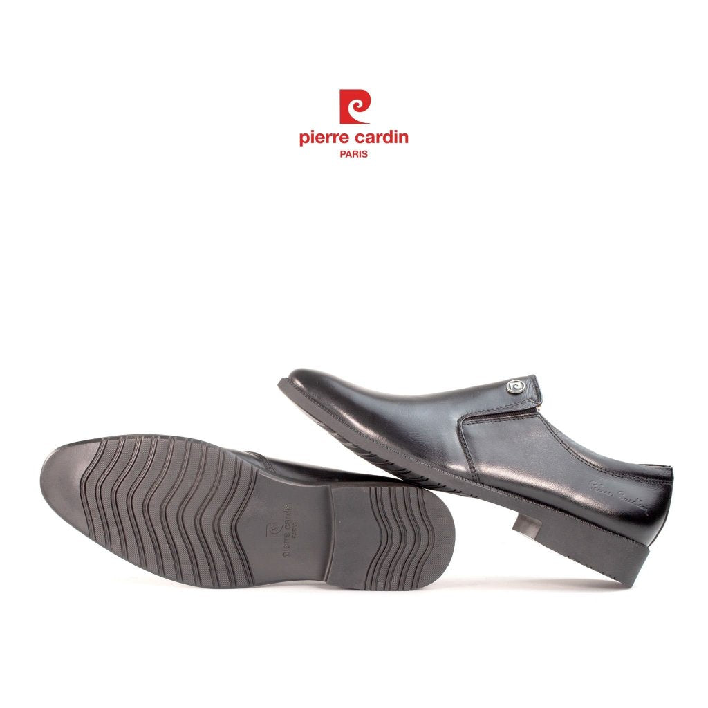 รองเท้าหนังผู้ชาย Pierre Cardin ฝรั่งเศส แบบ Loafer หนังวัวแท้ Nappa พื้นยางกันลื่น รุ่น 767