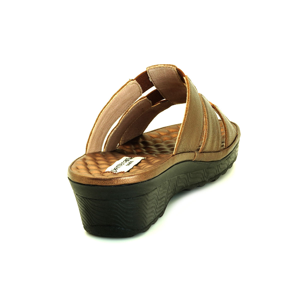 Pierre Cardin รองเท้าแตะหนังแท้ ทรงสวม สีแดงเบอร์รี่ ไซส์ 36–42 รุ่น 21SS245