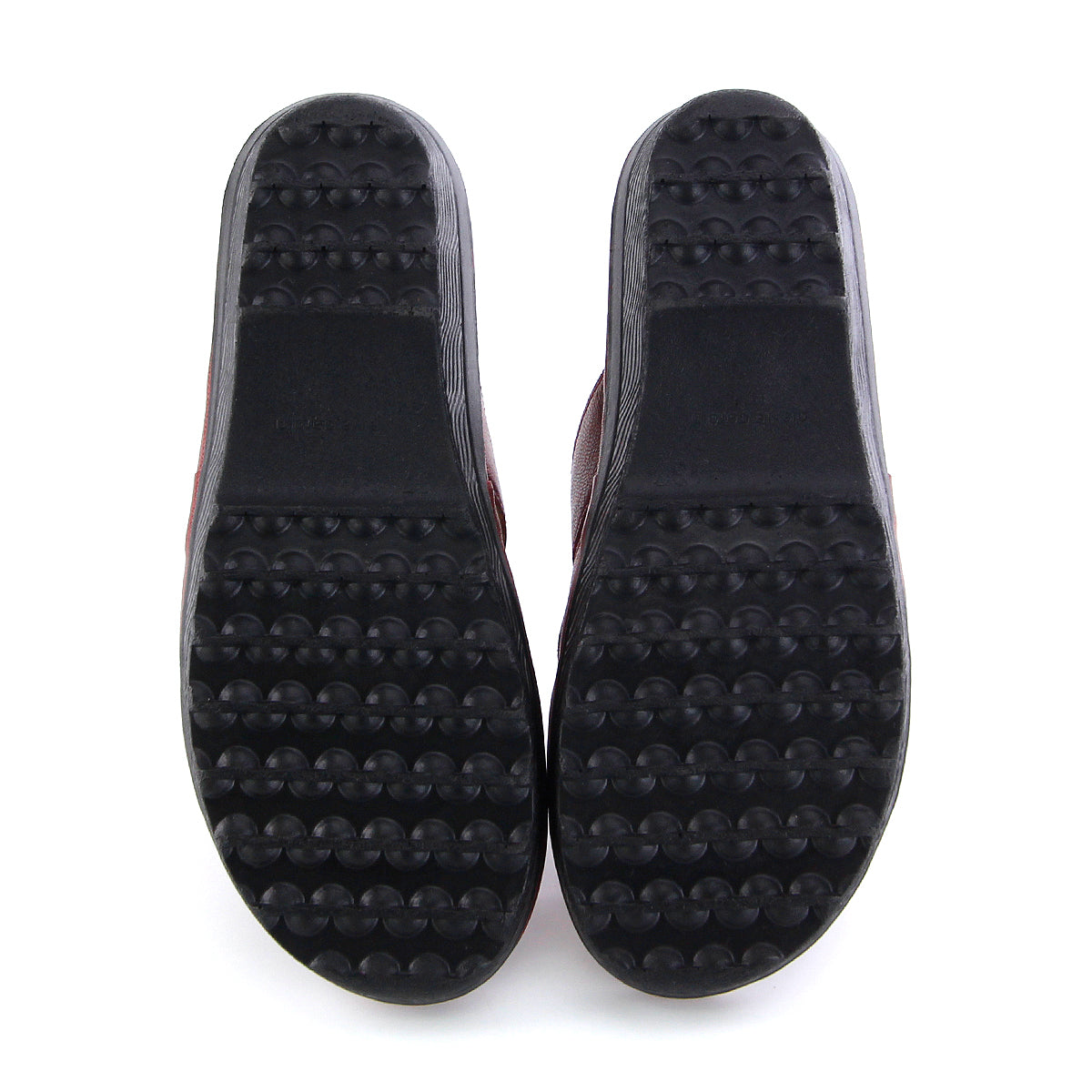 Pierre Cardin รองเท้าแตะหนังแท้ ทรงสวม สีแดงเบอร์รี่ ไซส์ 36–42 รุ่น 21SS245