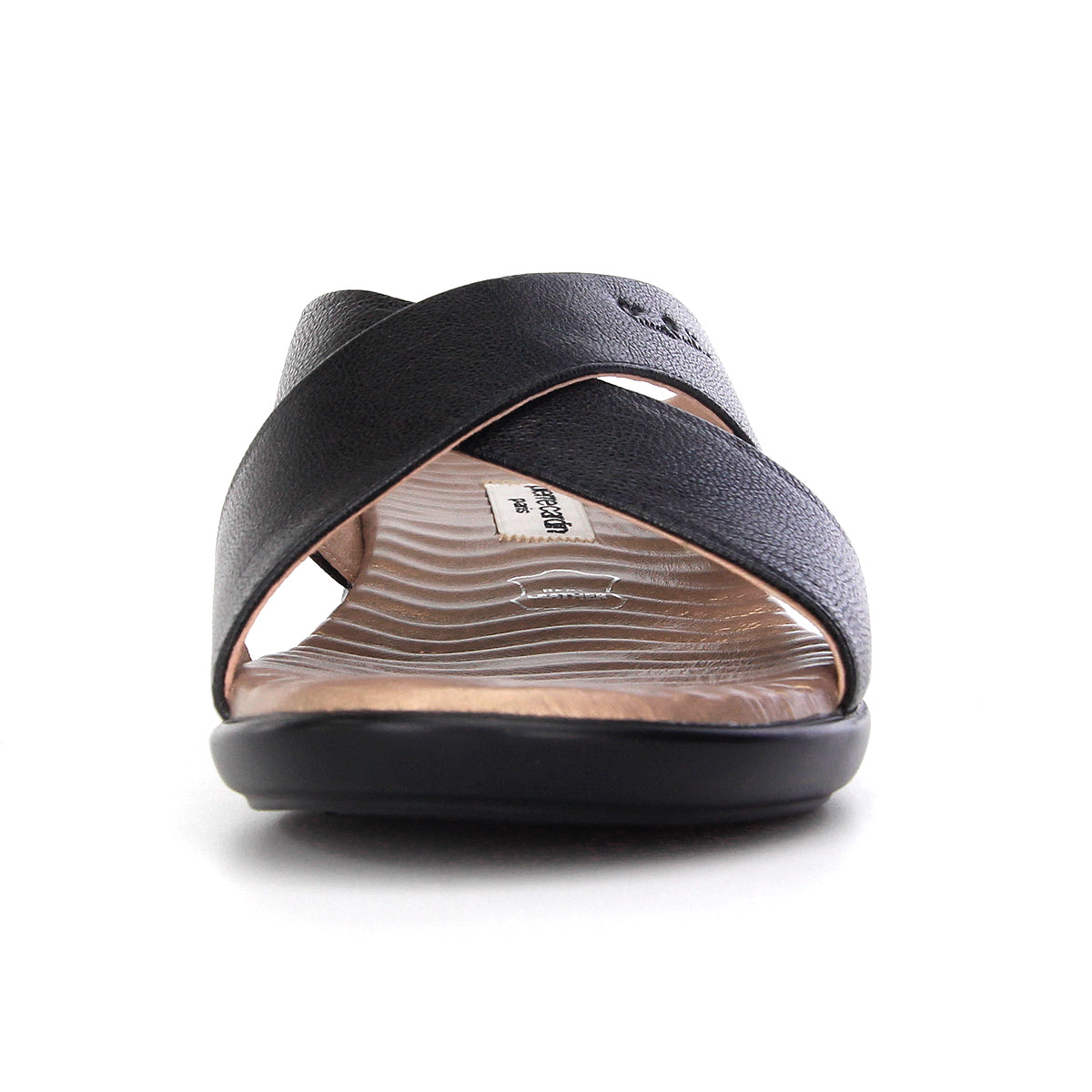 [Size 36-41] Pierre Cardin รองเท้าผู้หญิง ลำลอง ส้นแบน นุ่มสบาย ผลิตจากหนังแท้ สีดำ รุ่น 24WS362