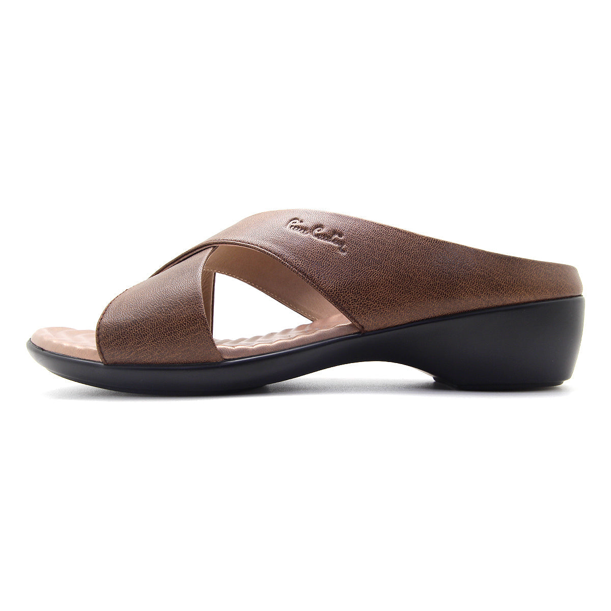 [Size 36-41] Pierre Cardin รองเท้าผู้หญิง ลำลอง ส้นแบน นุ่มสบาย ผลิตจากหนังแท้ สีดำ รุ่น 24WS362