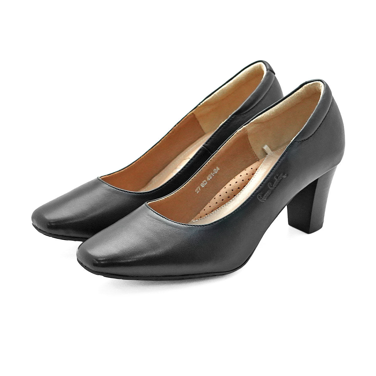 รองเท้าคัทชูผู้หญิง Pierre Cardin รองเท้าส้นสูงหนังแท้ เรียบหรู สวมใส่สบาย รุ่น 27SD431