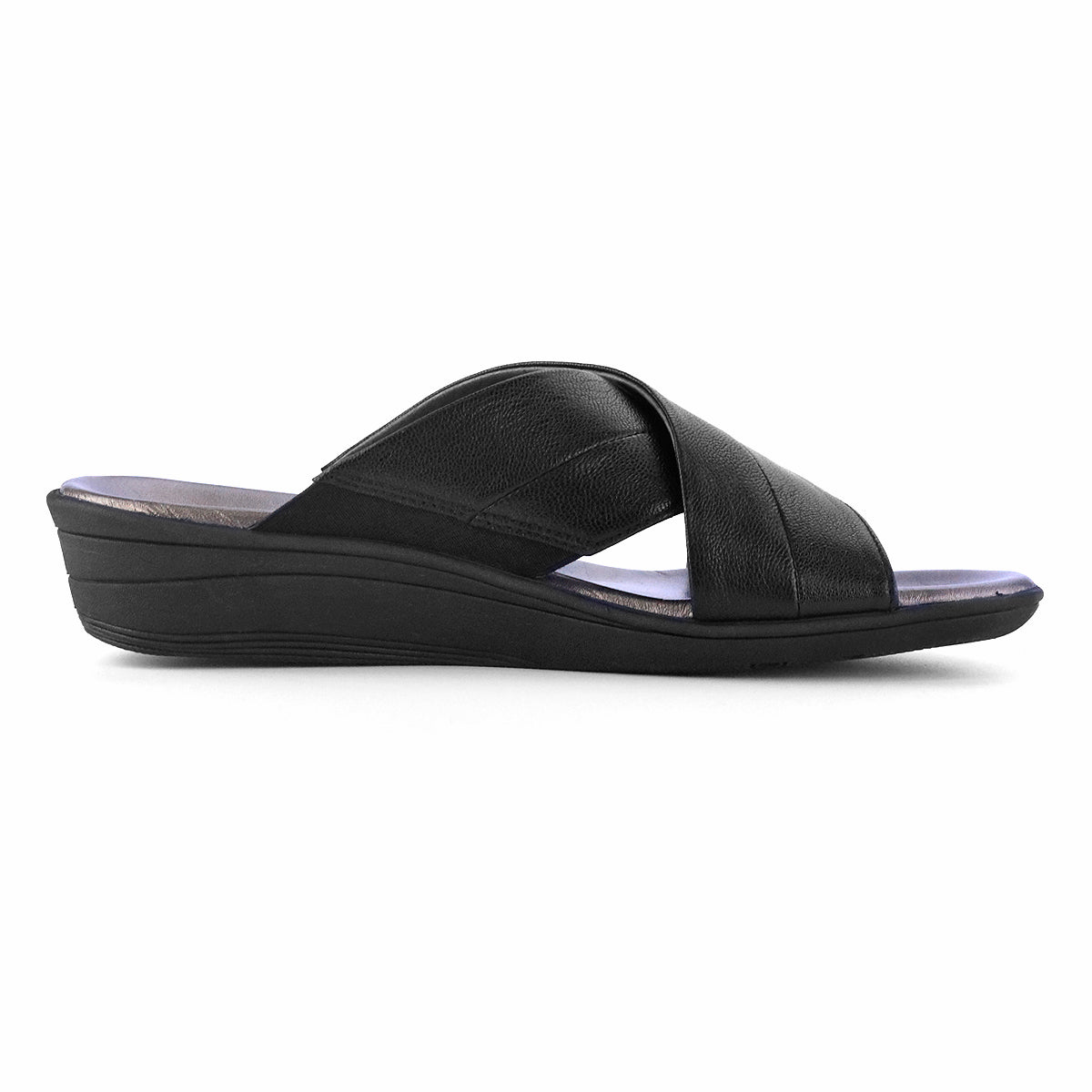 รองเท้าแตะผู้หญิง Pierre Cardin รองเท้าหนังแท้ ดีไซน์สายคาดไขว้ สวมใส่สบาย รุ่น 27SS437