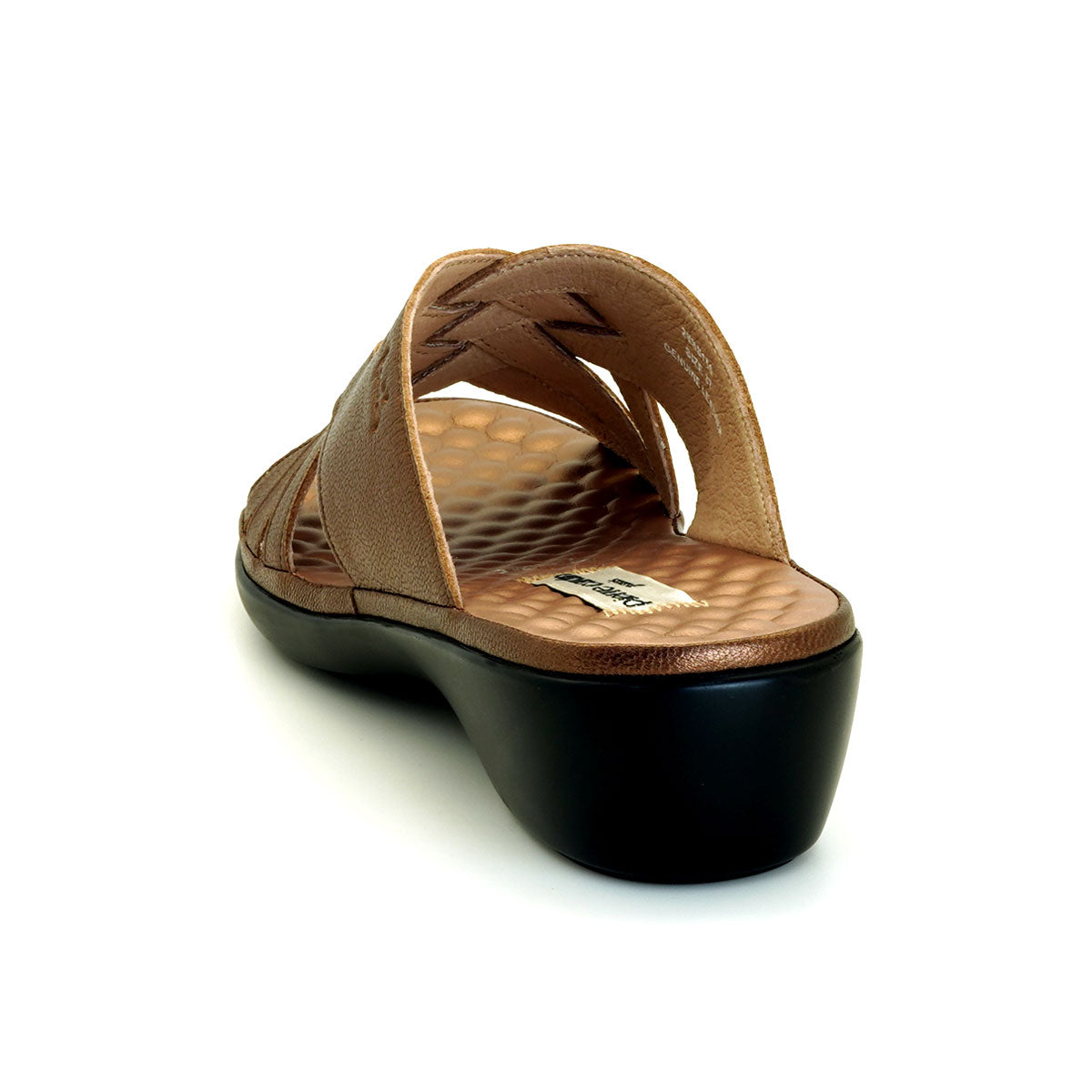 Pierre Cardin รองเท้าผู้หญิง รองเท้าแตะแบบลำลองหญิง รองเท้าส้นแบนแบบรัดส้น นุ่มสบาย ผลิตจากหนังแท้  ไซส์ 28SS158