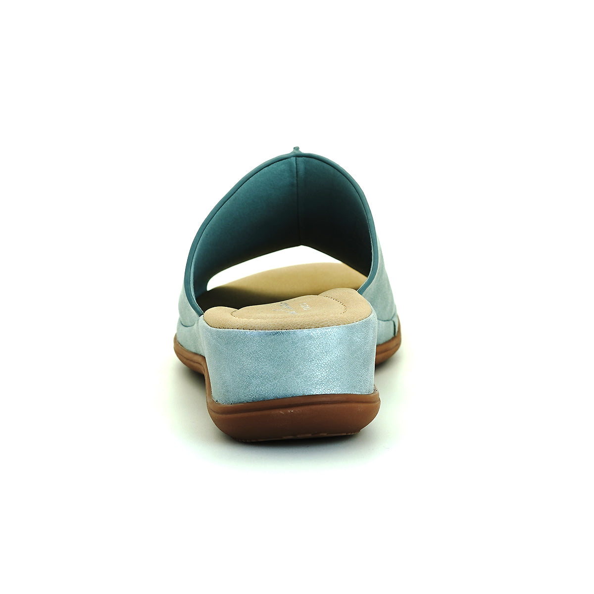 Pierre Cardin รองเท้าผู้หญิง รองเท้าแตะ รองเท้าแตะเพื่อสุขภาพ นุ่มสบาย ผลิตจากหนังแท้ สีฟ้า รุ่น 53BS150