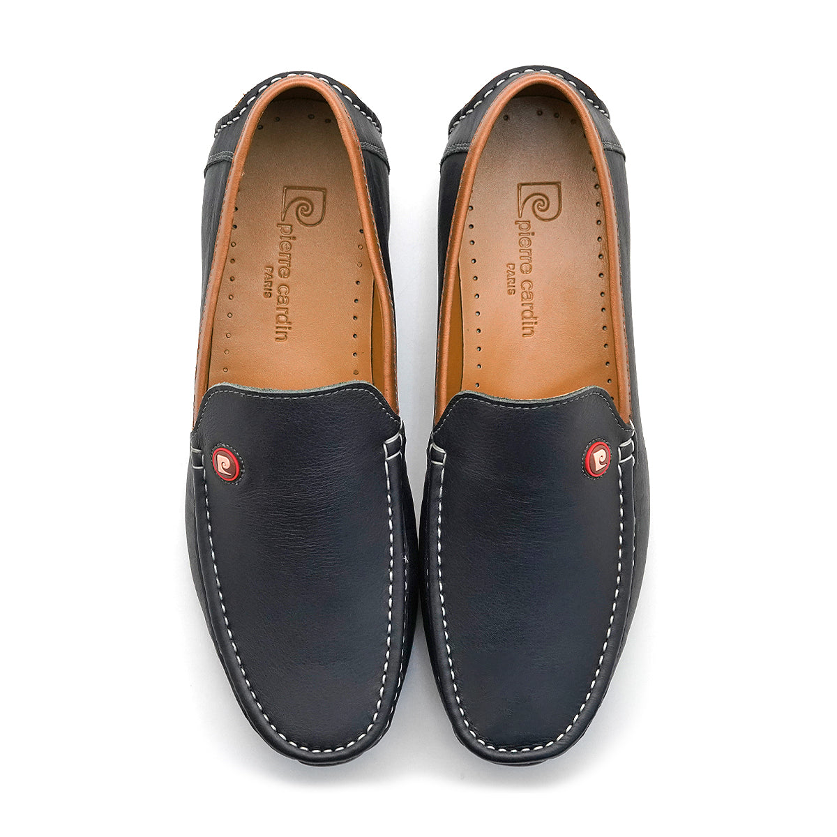 รองเท้าโลฟเฟอร์ผู้ชาย Pierre Cardin รองเท้าหนังแท้ สไตล์คลาสสิก นุ่มสบาย รุ่น 71EC140