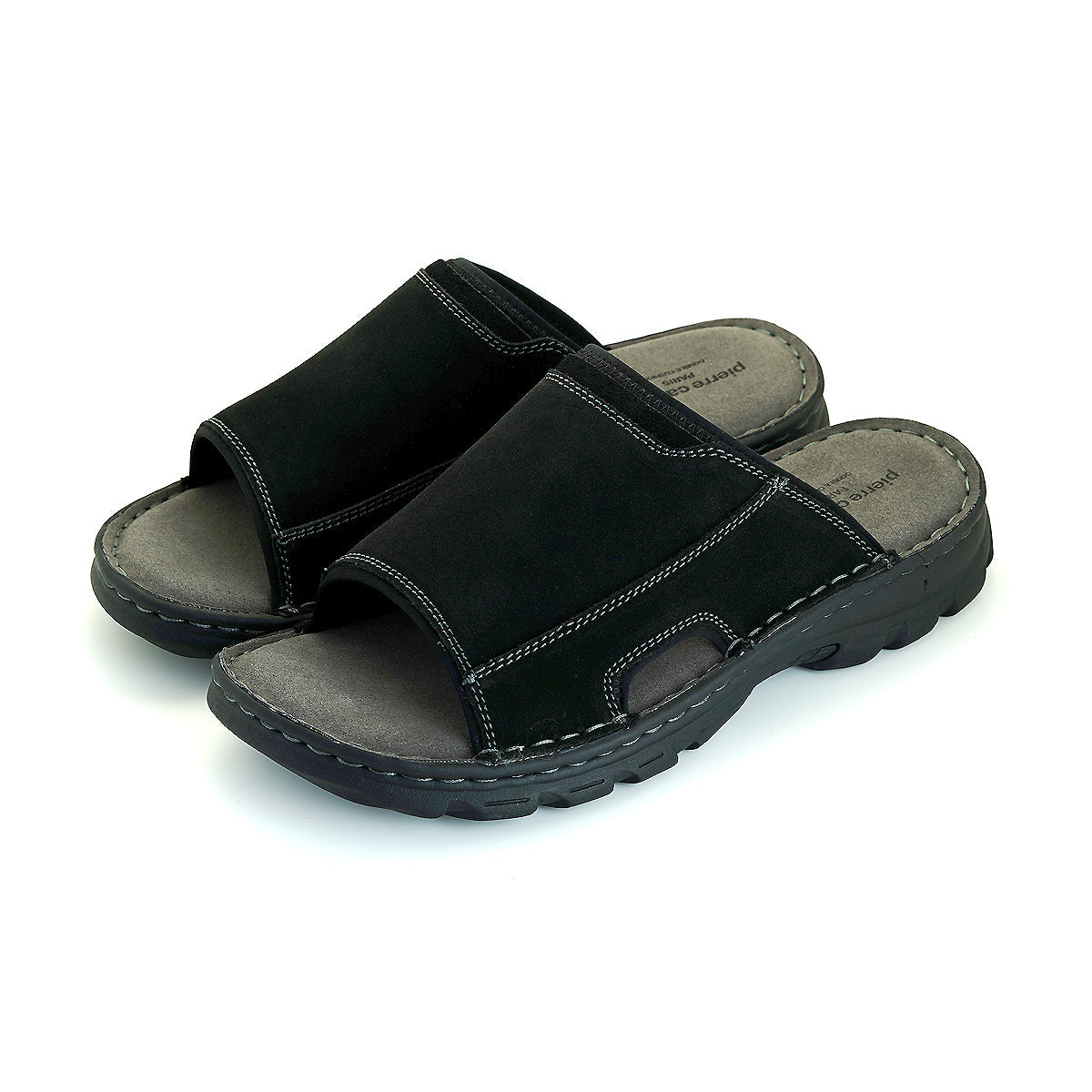 รองเท้าแตะผู้ชาย Pierre Cardin รองเท้าหนังแท้ สไตล์ลำลอง สวมใส่สบาย รุ่น 73BS156