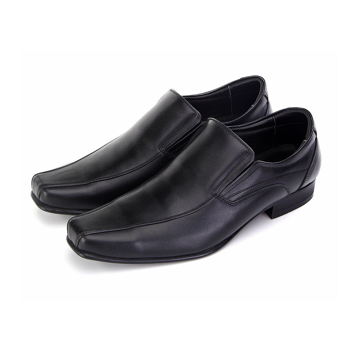 Pierre Cardin Plain Toe Loafer Leather Shoes - 80TD117
