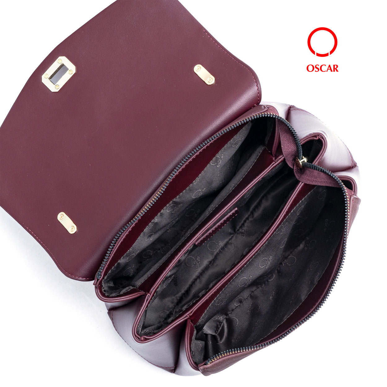 Oscar กระเป๋าผู้หญิง Soft-Structure Hobo สไตล์ Evening Chic – รุ่น 122