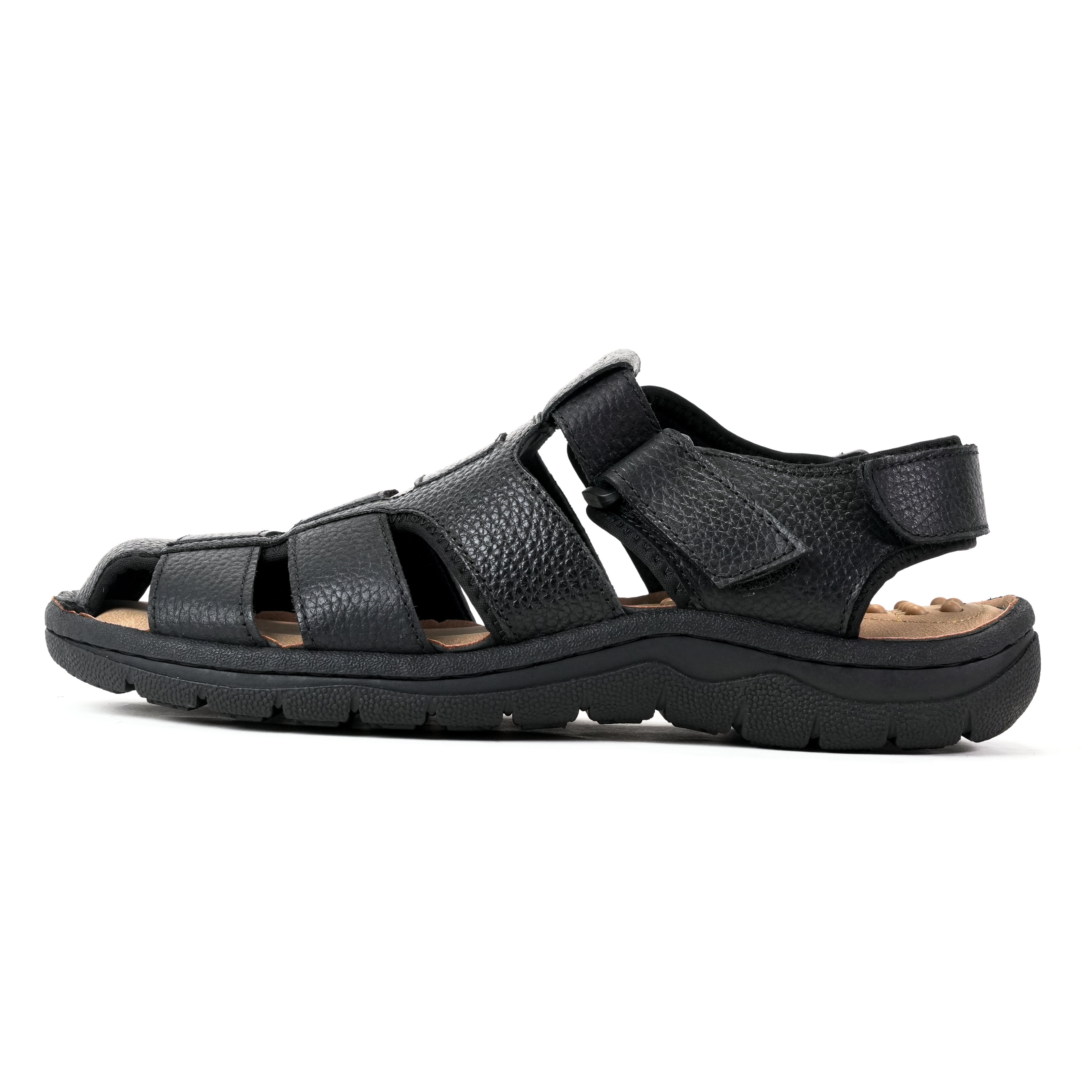 รองเท้า Sandal ผู้ชาย Pierre Cardin หนังแท้ แบบสายสาน ระบายอากาศดี สายปรับได้ ใส่สบาย – Men Shoes 75VS195