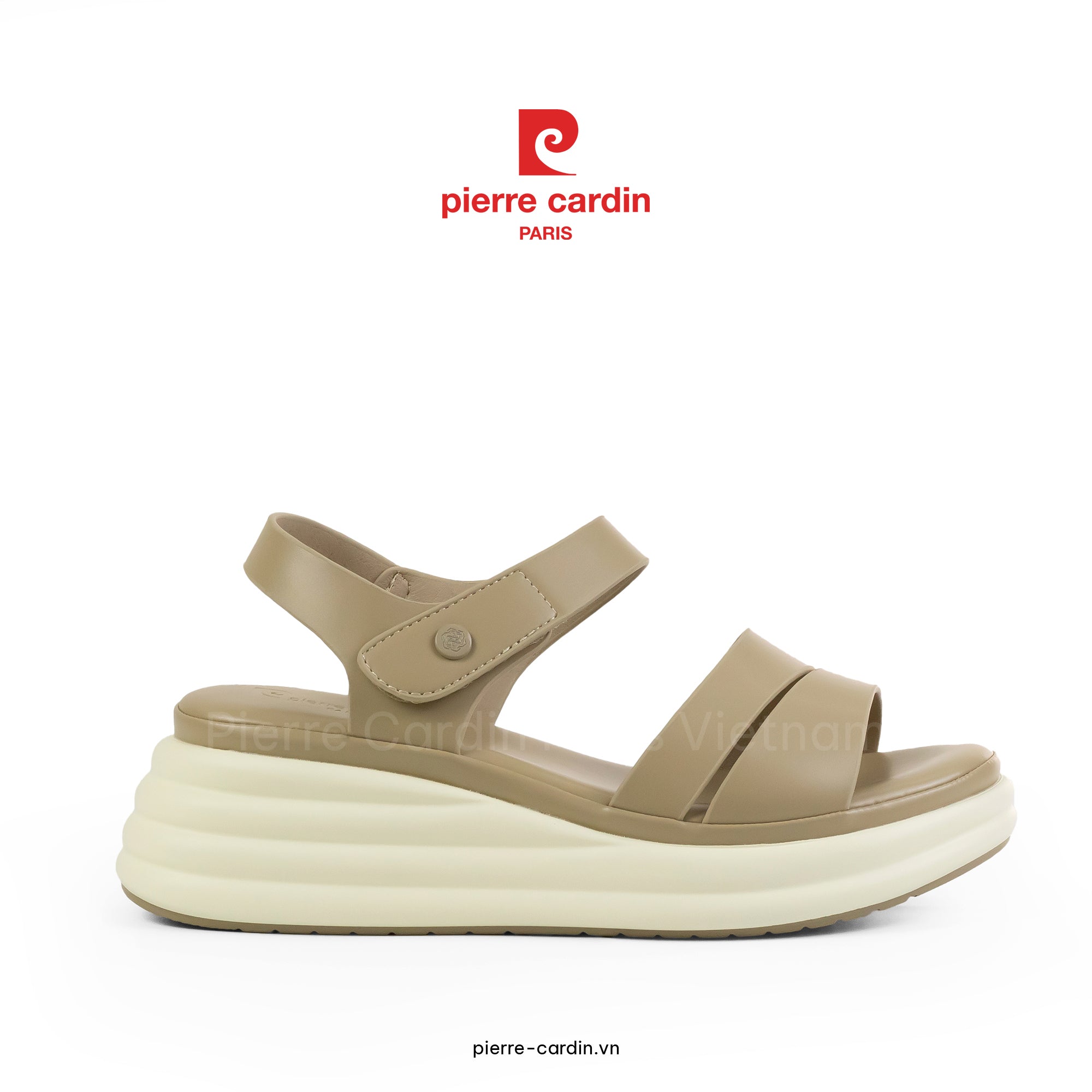 รองเท้าแตะส้นสูง Comfort Pierre Cardin - PCWFWSH 256 (+5cm)
