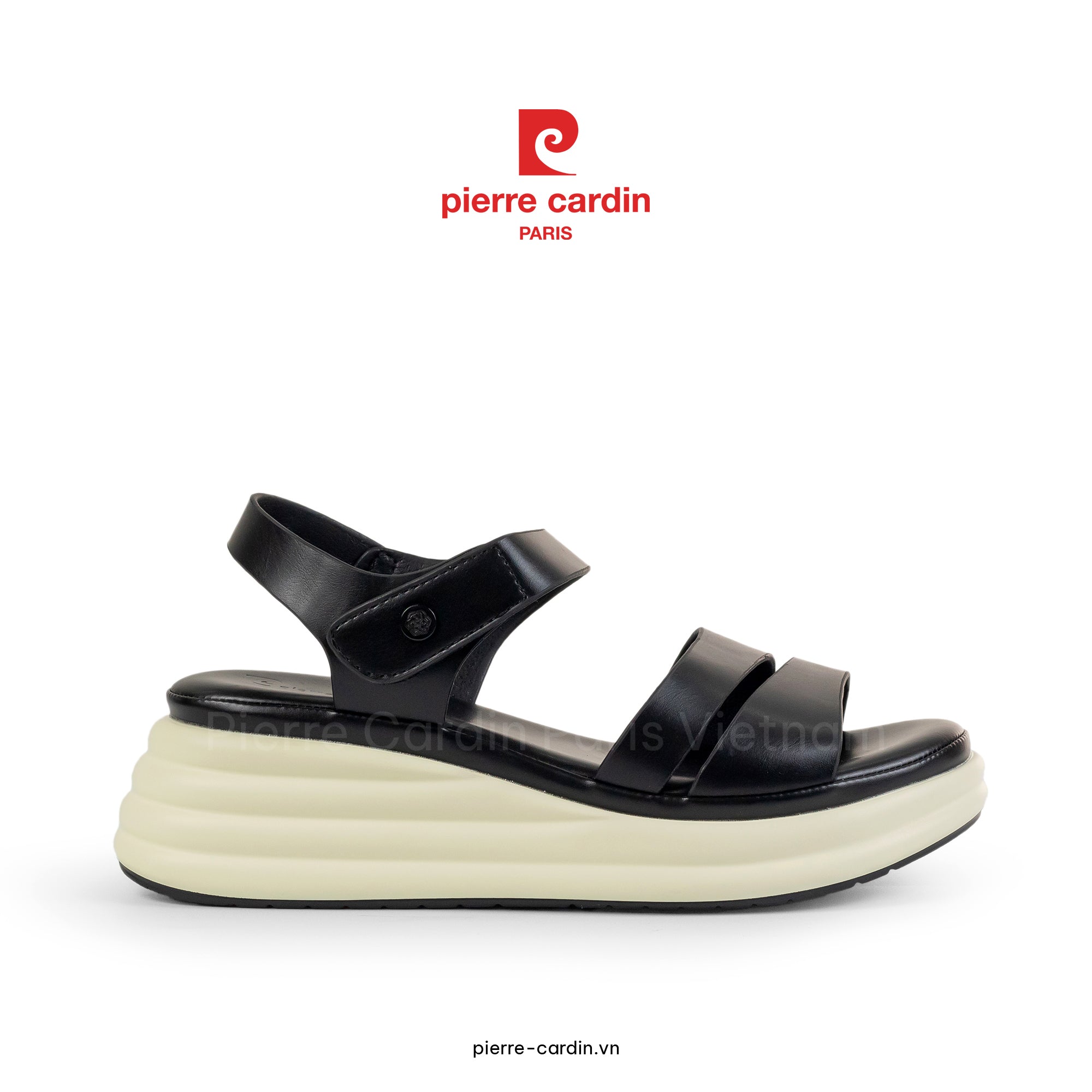 รองเท้าแตะส้นสูง Comfort Pierre Cardin - PCWFWSH 256 (+5cm)