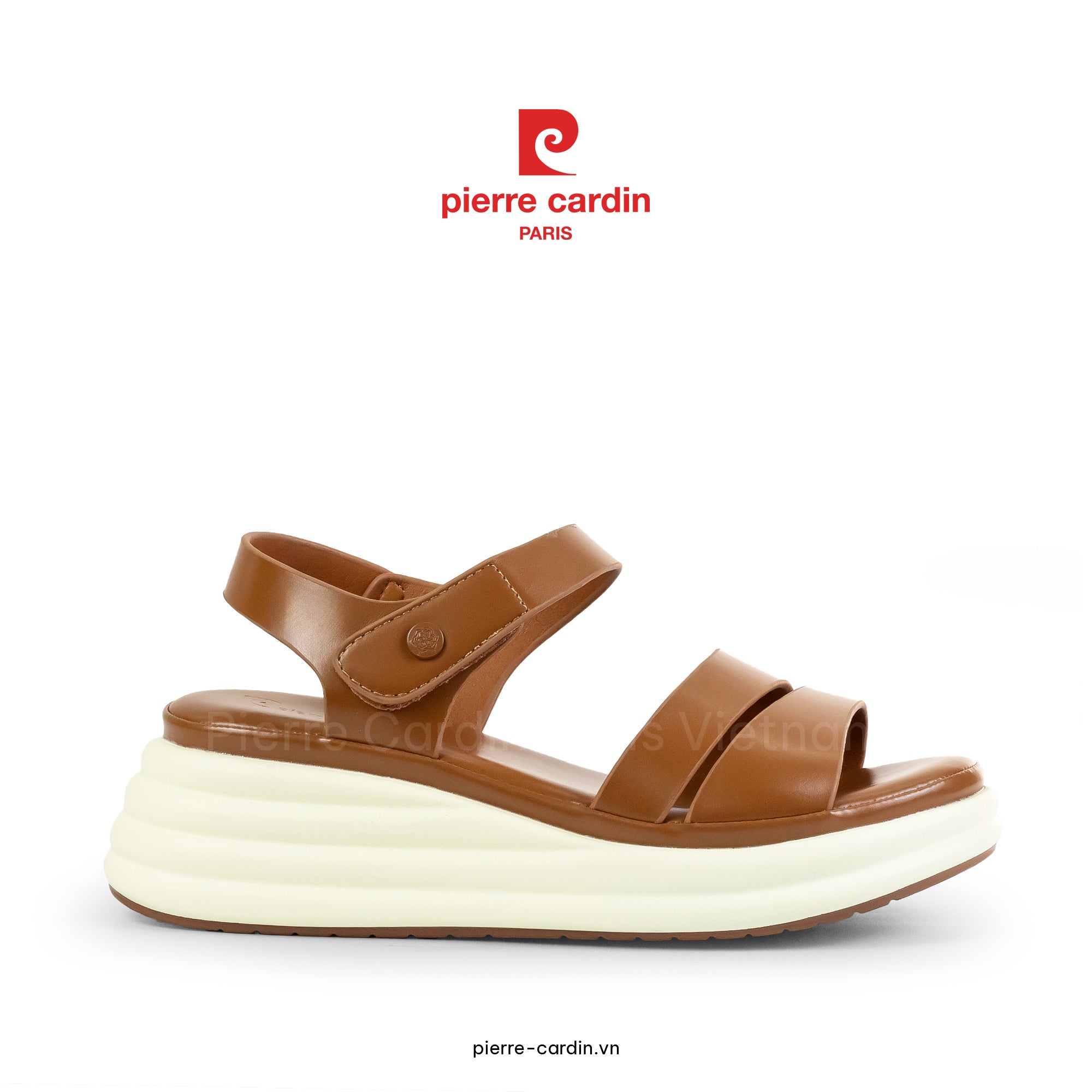 รองเท้าแตะส้นสูง Comfort Pierre Cardin - PCWFWSH 256 (+5cm)