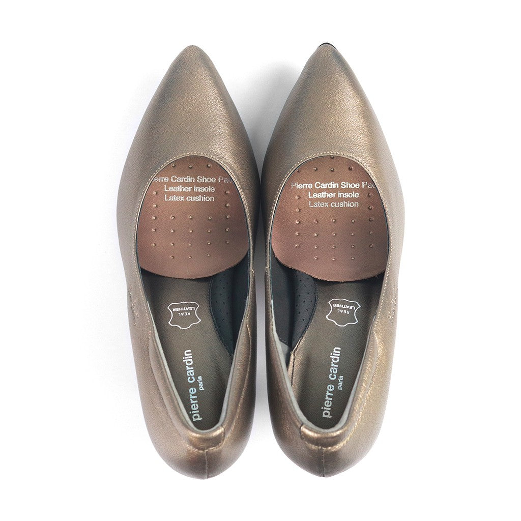 แผ่นเสริมรองเท้า Pierre Cardin สำหรับรองเท้าผู้หญิง ช่วยรองรับแรงกด ลดการเจ็บฝ่าเท้า (Metatarsal Pad) – 1 คู่