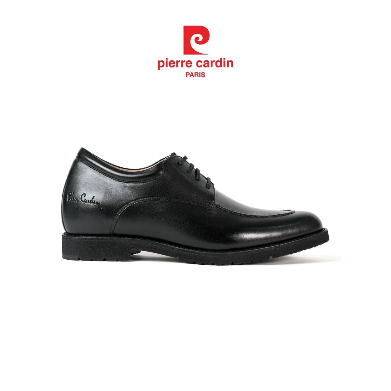 รองเท้าหนังผู้ชายทรง Derby เสริมความสูง Pierre Cardin (+7 ซม.) รุ่น Men’s Derby Shoes 374