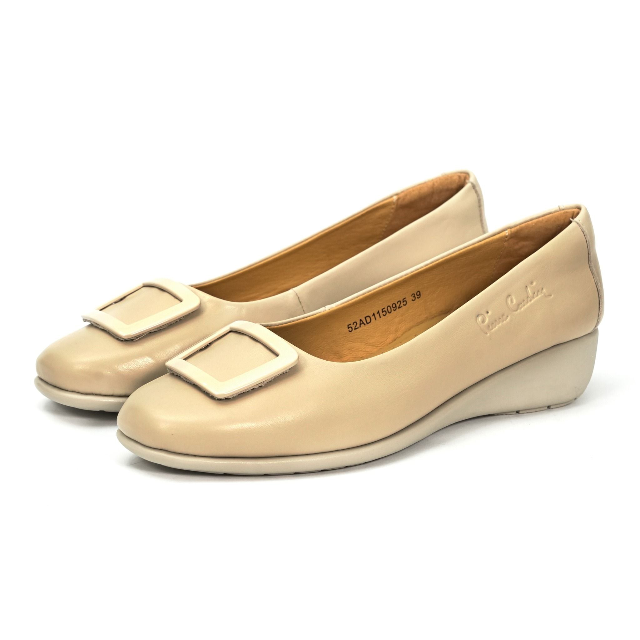 Pierre Cardin Women's Leather Wedge Shoes – Premium Design & Comfort 52AD115