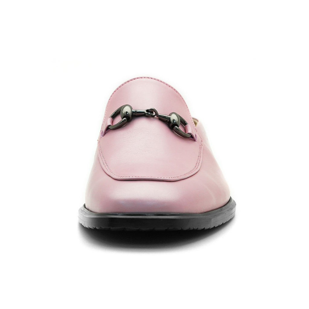 Pierre Cardin รองเท้าผู้หญิง ส้นแบน เปิดส้น ผลิตจากหนังแท้ สีชมพู รุ่น 30TC114