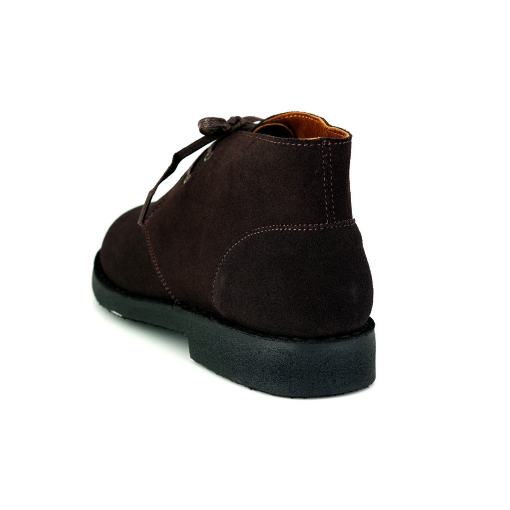 Pierre Cardin รองเท้าผู้ชาย แบบสวมหุ้มข้อ นุ่มสบาย ผลิตจากหนังแท้ หนังกลับ สีน้ำตาล รุ่น 84JC167