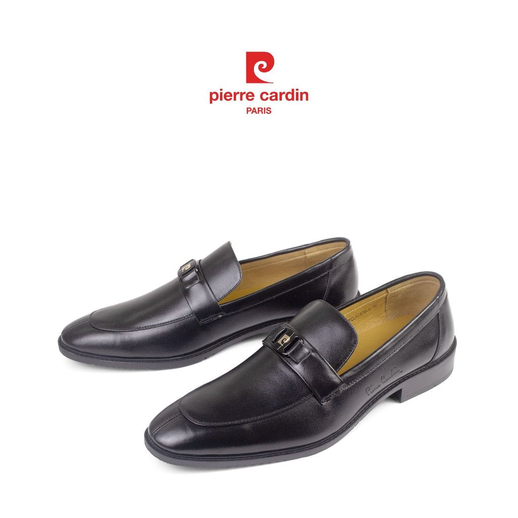 รองเท้าหนัง Loafer ผู้ชาย Pierre Cardin ดีไซน์โลโก้แฟชั่น หนังนุ่ม พื้นยางหล่อ รุ่น 782