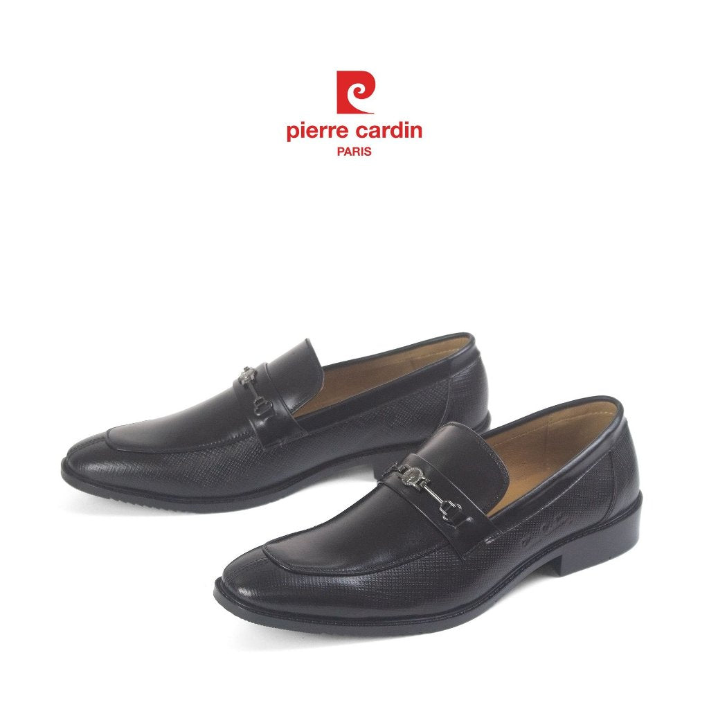 รองเท้าหนังผู้ชาย Pierre Cardin รุ่น Loafer มีตัวล็อคแฟชั่น หนังวัวแท้พรีเมียม 793